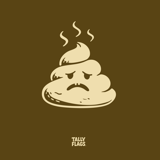 Tally Flags™: Poop Emoji